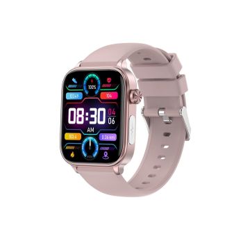 Smart Watch 1.96-Inch ECG Fitness Tracker with Heart Rate Blood Oxygen Blood Glucose Uric Acid and Blood Lipid 100 Sports Modes Activity Tracker-Black