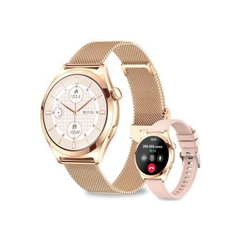 Smart Watch for Women Waterproof Smartwatch 100+ Sports Fitness Tracker-Silver