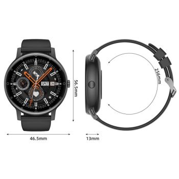 Smart Watches for Men Bluetooth Call Military Smart Watch with Heart Rate Sleep Monitor-Black