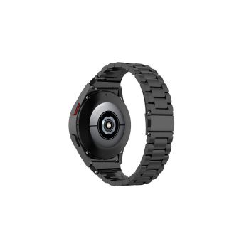 Solid Rugged Stainless Steel Band Compatible With Samsung Galaxy Watch 6 5 4-Black