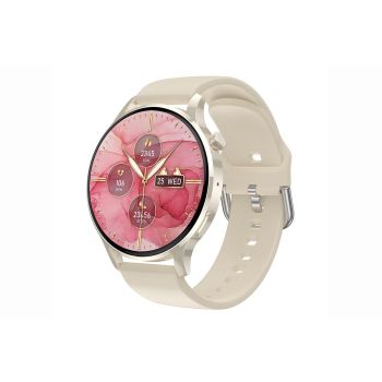 Women Fashion Smartwatch with Heart Rate and Sleep Monitoring -Silver