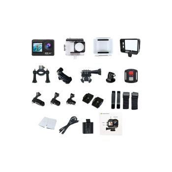 4K Action Camera Waterproof Underwater Camera with Remote Contro
