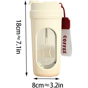 Electric Automatic Mixing Cup, One-Button Shaker Cup, Food-Grade Portable Coffee/Water Cup with Dual Spouts, Type-C Charging, Portable Leak-Proof Electric Mixing Cup with Carrying Strap—Red