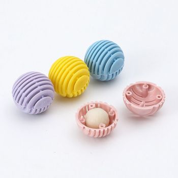 Shoe Deodorizing Balls - Odor-Eliminating and Antibacterial Aromatherapy Balls for Wardrobes and Shoe Cabinets, Available in Multiple Colors. Long-Lasting Odor-Eliminating Fragrance Balls, Pack of 6 - Yellow
