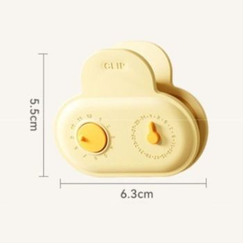 5PCS Cloud Magnetic Sealing Clips with Date Markers, Dual-Use Food Bag Sealer & Fridge Magnets