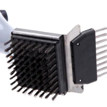 3-in-1 BBQ Cleaning Brush, Stainless Steel Wire Scraper Grill Cleaner for Outdoor Barbecue