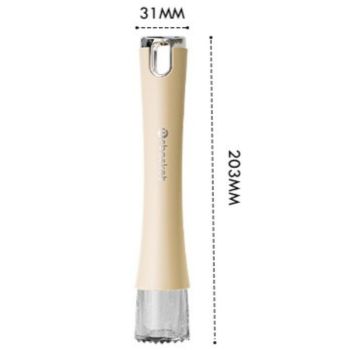 Ice Muddler, Fruit Crushing Muddler for Homemade Milk Tea & Lemon Drinks—Yellow