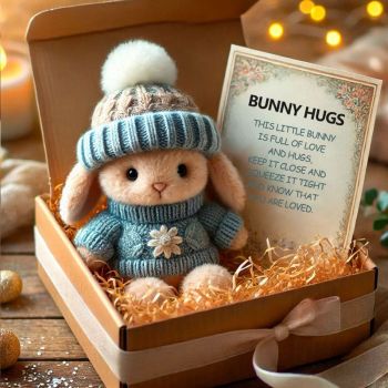 Hug Bunny Easter Gift Box – Blue
