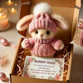 Hug Bunny Easter Gift Box – Pink