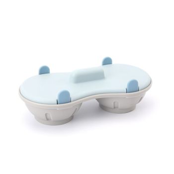 Microwave Egg Poacher – Egg Steamer Cooking Tool – Blue
