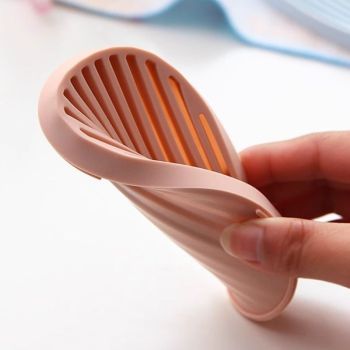 Silicone Soap Saver Pad – Non-Slip Silicone Soap Holder Tray – Black