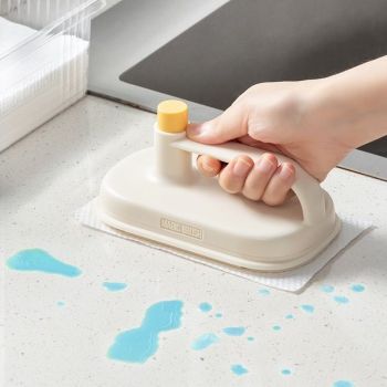 Disposable Kitchen Cleaning Hand Tool with 10Pcs Replacement Wipes Multi Surface Grease Remover Cleaner
