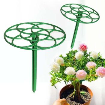Sunflower-Shaped Plant Support Trellis – Large Climbing Flower Stand for Potted Plants, Garden Stacking Planter Holder