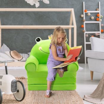 Cartoon Kids' Sofa Cover | Foldable Kids' Sofa Bed Cover