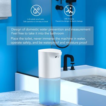 Automatic Foam Soap Dispenser Touchless Smart Liquid Soap Dispenser for Children Student Hotel