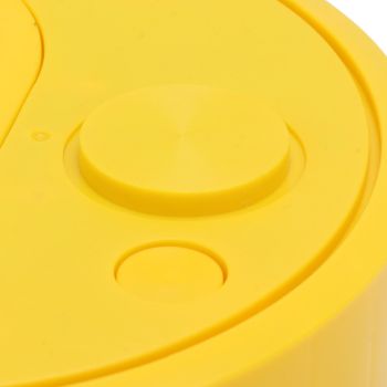 Robot Vacuum Cleaner Multifunctional USB Charging Mini Smart Sweeping Robot for Wooden Flooring Tile Carpet Yellow