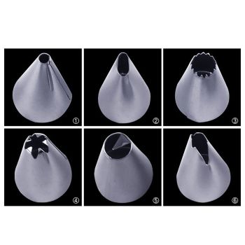 Piping Bags and Tips Set Cake Decorating Supplies for Baking TPU Pastry Bags Stainless Steel Tips Blue