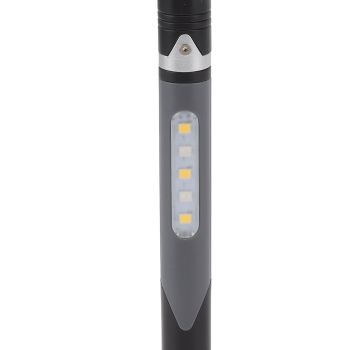 Pen Flashlight USB Charge 3 Light Sources LED Chip Clip Design Widely Used Pen Light Flashlight for Repair Hospital Black