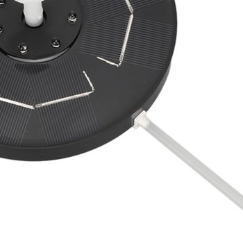Solar Powered Bird Bath Fountain 3.5W RGB LED Solar Fountain Pump with Colorful LED Lights for Garden Small Pond Outdoor Swimming Pool Fish Tank
