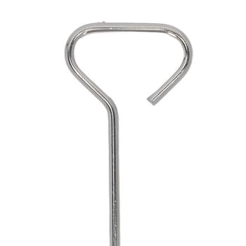 Fryer Skewer Stand Uniform Cooking Rust Resistance Stainless Steel Vertical Skewer Stand for Chicken Meat