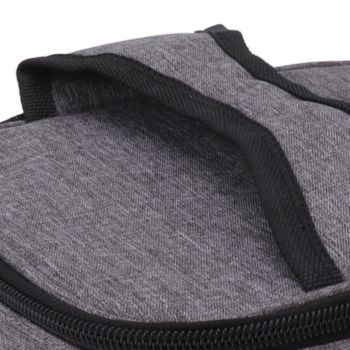 USB Heating Insulation Bag Portable Electric Heating Food Container Constant Temperature Heating Bag for Outdoor Light Gray