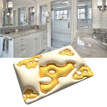 Diatomaceous Earth Floor Mat 3D Visual Water Absorbent Fast Drying Floor Mat for Bathroom H4