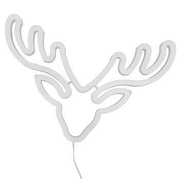 Neon Light LED Sign USB Battery Powered Christmas Holiday Bedroom Wall Decor Ornaments Warm Light
