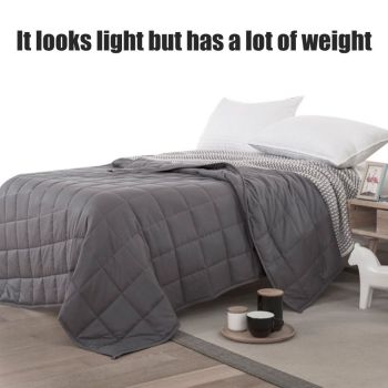 Heavy Blanket Against Sleep Disorders and Stress Blanket for Adults and Children Weighted Blanket with Glass Beads