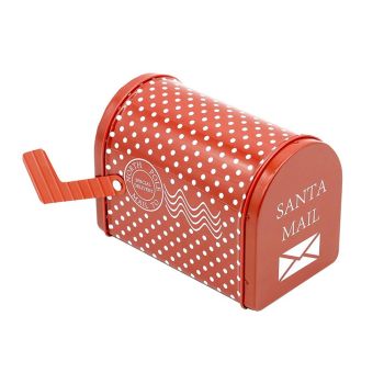Christmas Mailbox Iron Box Children Iron Gift Box Envelope Box Christmas Home Garden Outdoor Decorations