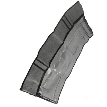 2PCS Clothes Storage Bag with Reinforced Handle Closet Organizers Clear Window Sweater Clothes Storage Containers
