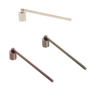 Candle Wick Snuffer Stainless Steel Wick Flame Snuffer Vintage Extinguisher with Long Handle
