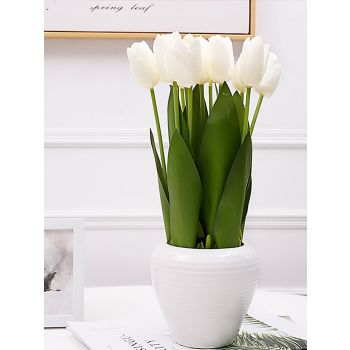 12 Head Tianshan Potting Room Fake Flower Simulation Table Flower Decoration Flowers Floral Arrangement Flowers