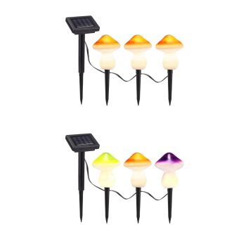 Lawn Garden Mushroom Lights LED Mushroom Lights String Outdoor Decorative Lights