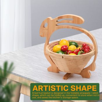 Bamboo Folding Fruit Basket