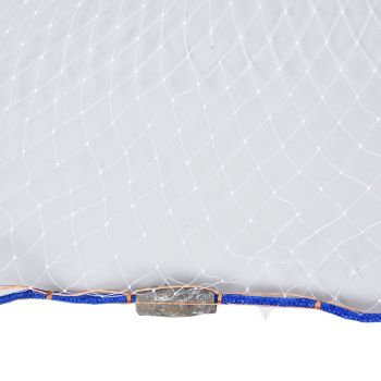 Bait Net American Style Aluminum Ring Monofilament Manual Lightweight Throw Cast Net for Sea Pool