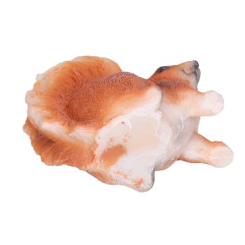 1 Pair Squirrel Resin Figurines Miniature Squirrel Animals Statue Sculpture Ornament for Garden Lawn Decoration