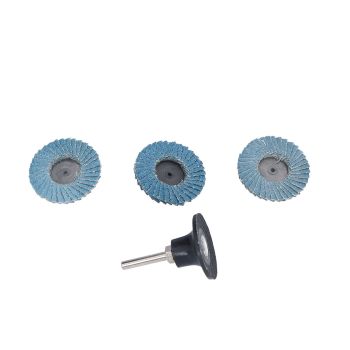 31PCS 2in/5cm Flat Flap Disc 40/60/80 Grits Blue Zirconia Alumina for Grinding Blending Sanding
