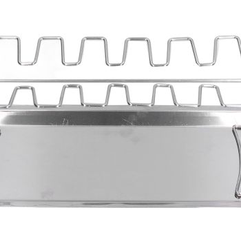 Chicken Wing Leg Rack Stainless Steel Foldable BBQ Rack Portable Grill Holder for Outdoor