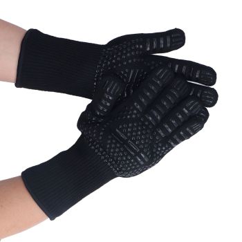 Heat Resistant Gloves 500℃ 31cm Hot Proof Mitts Cooking Tool for BBQ Oven Welding