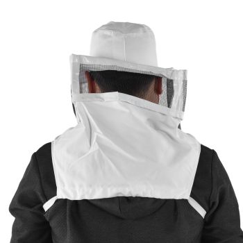 Beekeeping Hat Contraction Design Breathable Mesh White Edging Beekeeper Cowboy Hat for Beekeeping Hunting Hiking