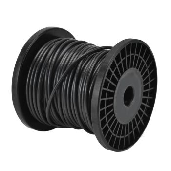 Round String Trimmer Line for Husqvarna 3.3mm Black High Cutting Efficiency Trimmer Line for Most Lawn Mowers Farm 30m