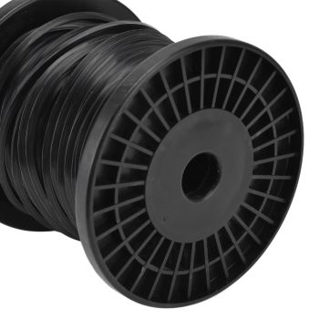3.3mm String Trimmer Line High Cutting Efficiency Low Noise Quadrate Black Trimmer Line for Most Lawn Mowers Farm 30m