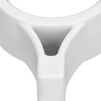 50pcs Electric Fence Insulators Pulse Electric Fence Terminal Rod Insulators with 3.2cm Hole for Farm Gray