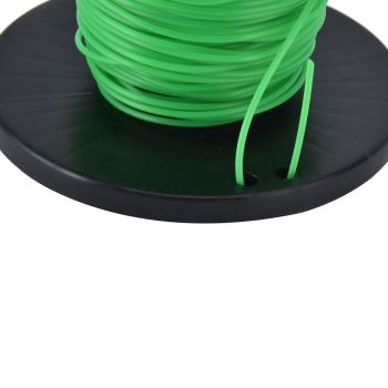 2mm String Trimmer Line Round Grass Trimmer Line Green Lawn Mower Line for Husqvarna 50m / 164.0ft