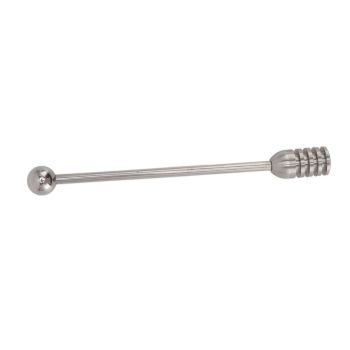 Honey Stick 15.5cm 304 Stainless Steel Fluted Design Easy Cleaning Honey Mixing Stick Coffee Stirrer Stirring Sticks