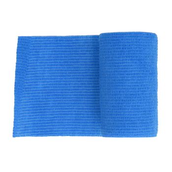 12Pcs Bandage Wrap Natural Latex Elastic Self Adhesive Wrap for Cows Dogs Horses 10cm Blue