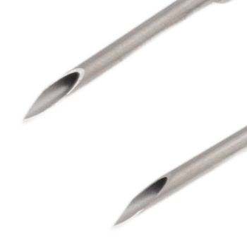 Poultry Injection Needles Stainless Steel Bovine Pig Injection Needle Cow Pig Injection Needle Accessories 16x20mm / 0.6x0.8in