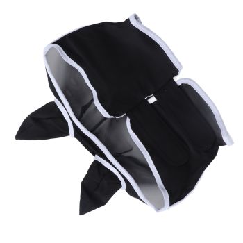 Horse Fly Mask Breathable Comfortable Soft Fine Mesh Design Horse Face Mask Horse Supplies with Ears Black