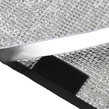 2pcs RV Door Window Cover Shade UV Block Double Layer Composite Fabric RV Door Shade Cover RV Accessories