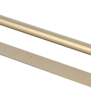 Single Rod Towel Bar 304 Stainless Steel Wall Mount Adhesive Kitchen Dish Cloth Hanger Brushed Towel Rack for Home40cm